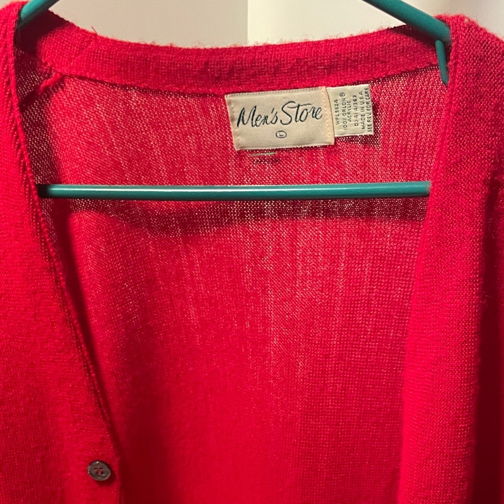 Red Mens Sweater